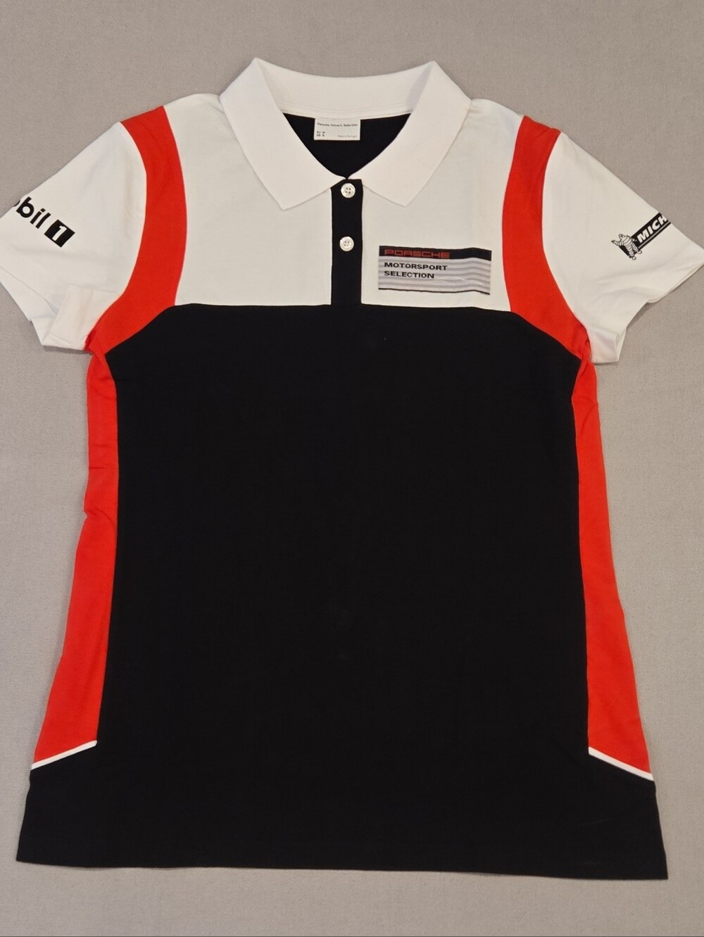 Porsche Drivers Selection Polo Shirt Motorsport Racing Colorblock